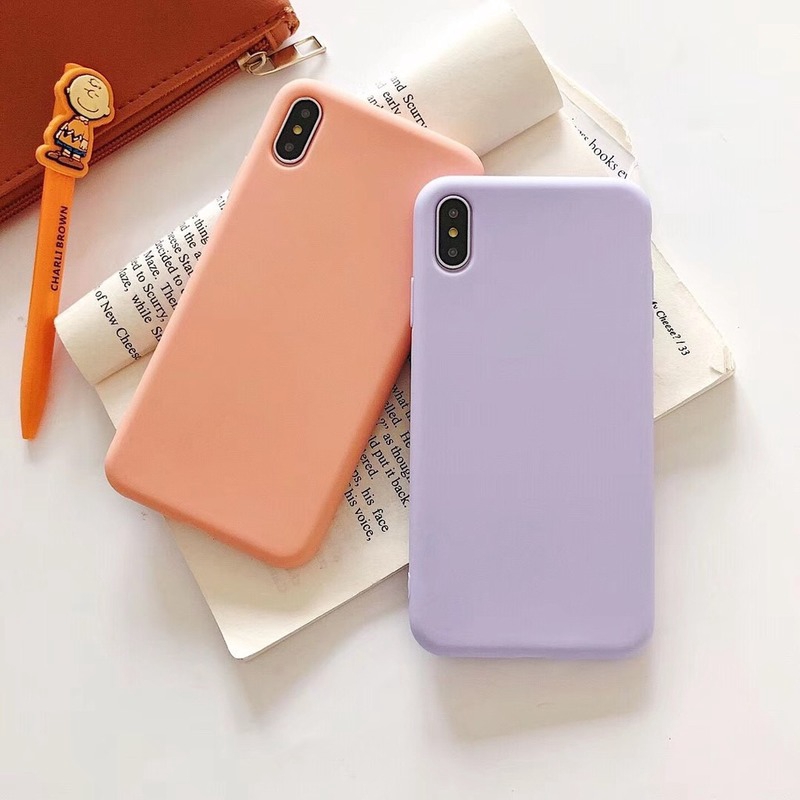 Kualitas tinggi soft matte tutup pelindung untuk iPhone 11 Pro Max i6 6S i7 8Plus X XS Max XR SE2 tutup pelindung