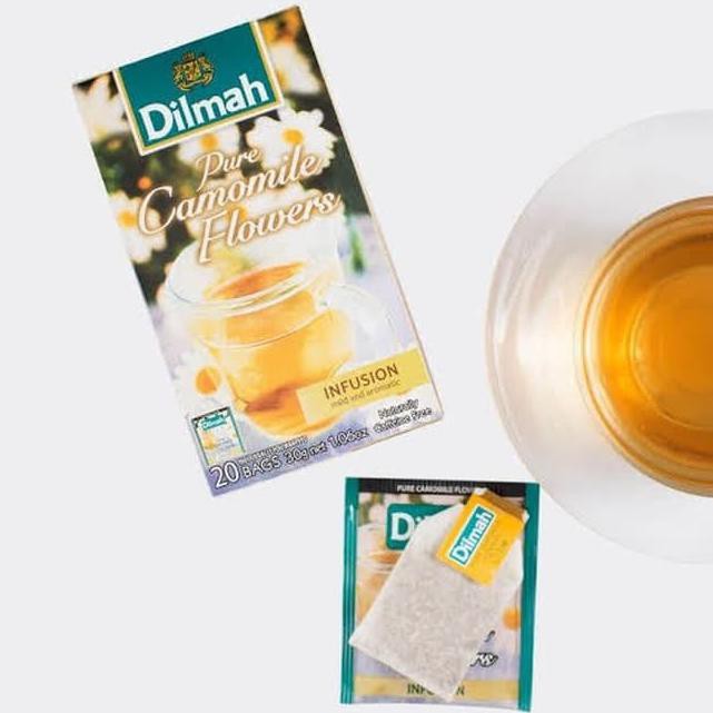 

Ready Oke] Teh Chamomile Dilmah Pure Camomile Flowers Envelope 20X1.5G