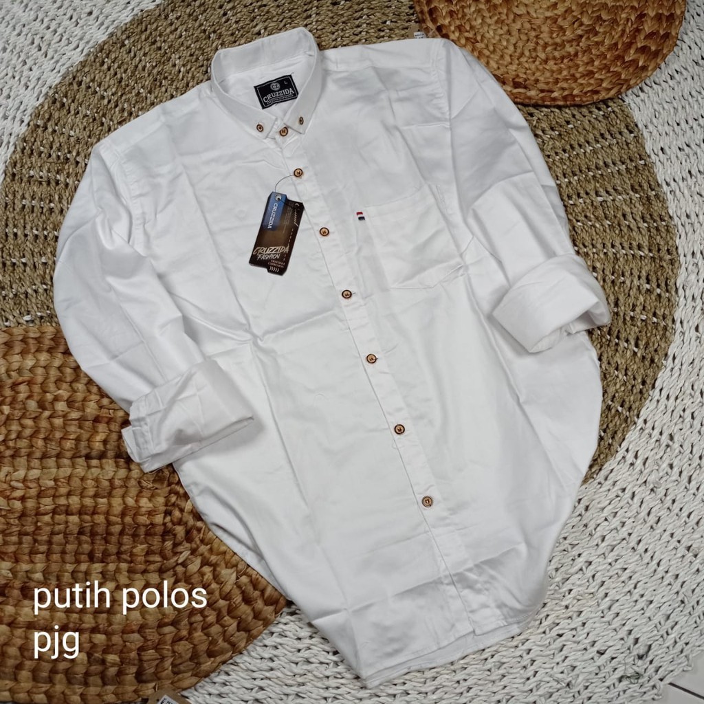 Kemeja Polos - Kemeja Kasual &amp; Formal - Kemeja Lengan Panjang - Kemeja Terlaris dan Murah