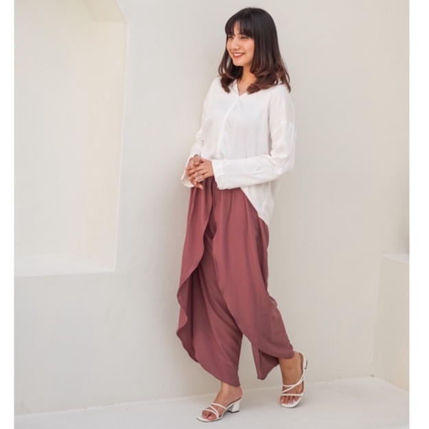 Severli Gina Culotte Kulot Lilit Highwaist | Kulot Wanita | Kulot Lilit | Celana Kulot Wanita | Cela