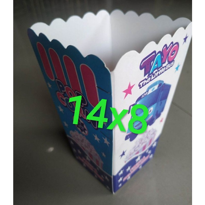 

kotak popcorn 14x8 paket 200 lembar