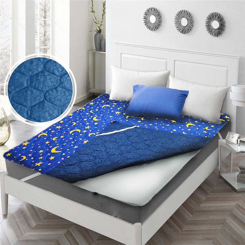 Matras Protector 2 Warna/Matras Alas Kasur  Pelindung kasur Motif Aesthetic Dua sisi New