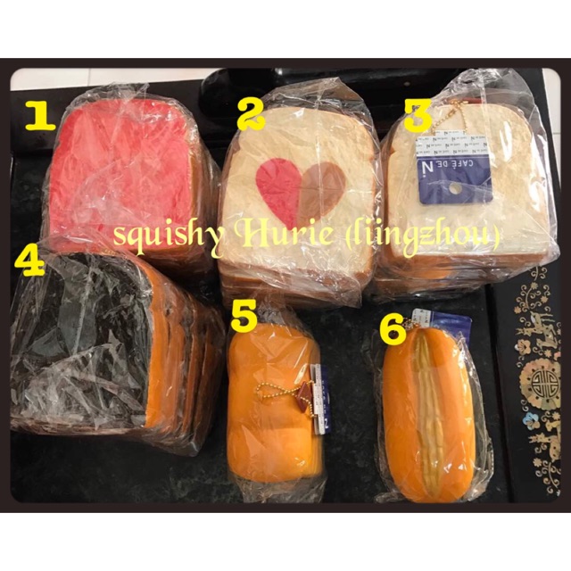 squishy bread by cafe de n (new item)