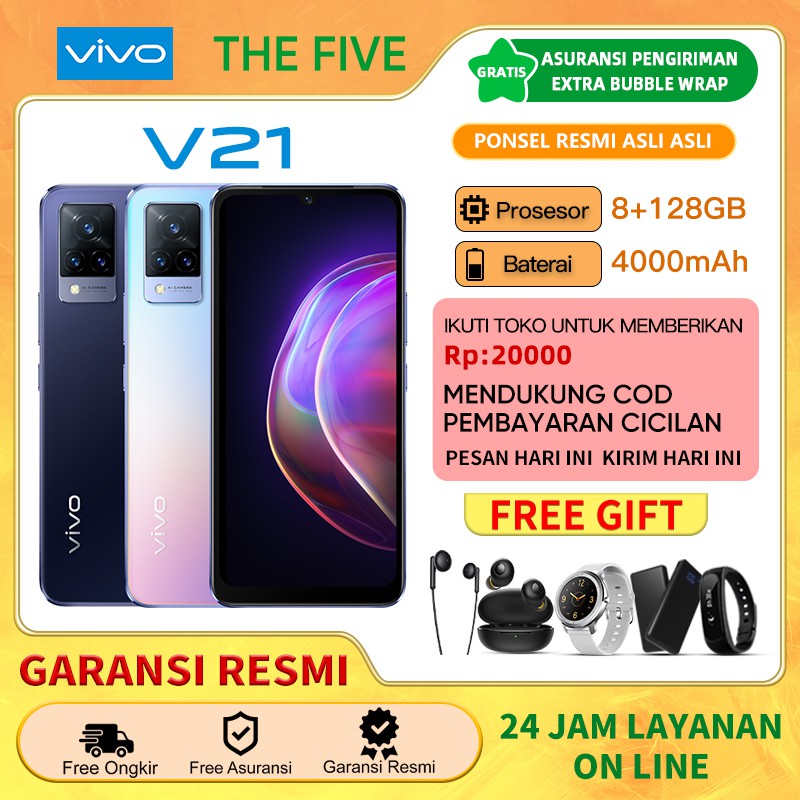 vivo v21 5g/vivo v20 2021/vivo v20se AMOLED 6.44 inc,4000 mAh, CAMERA