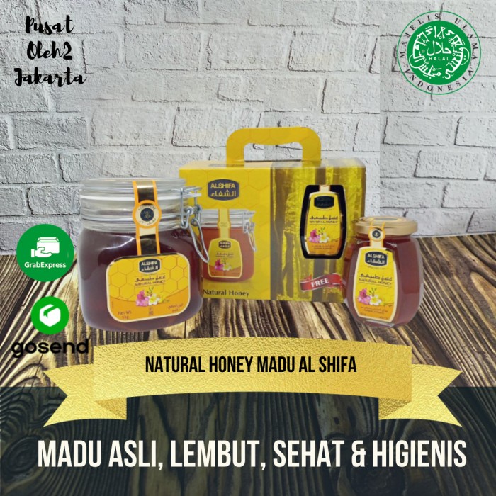 

MADU ARAB AL SHIFA PAKET 1kg FREE MADU 250 gr / ALSHIFA AL-SHIFA PROMO
