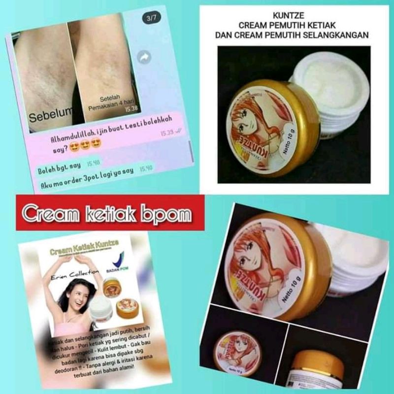 [BPOM COD] Pemutih Ketiak Selangkangan Bokong Lutut