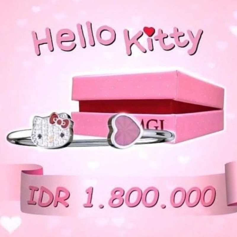 New Gelang Hello Kitty Original MCI Gelang Kesehatan