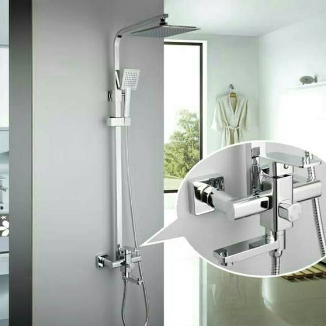 Shower column set panas dingin/shower panas dingin