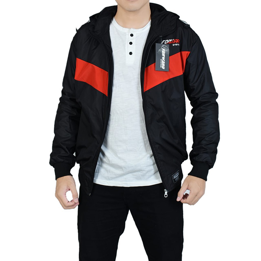 JAKET PARASUT MOTOR PRIA FORWARD SYSTEM ORIGINAL