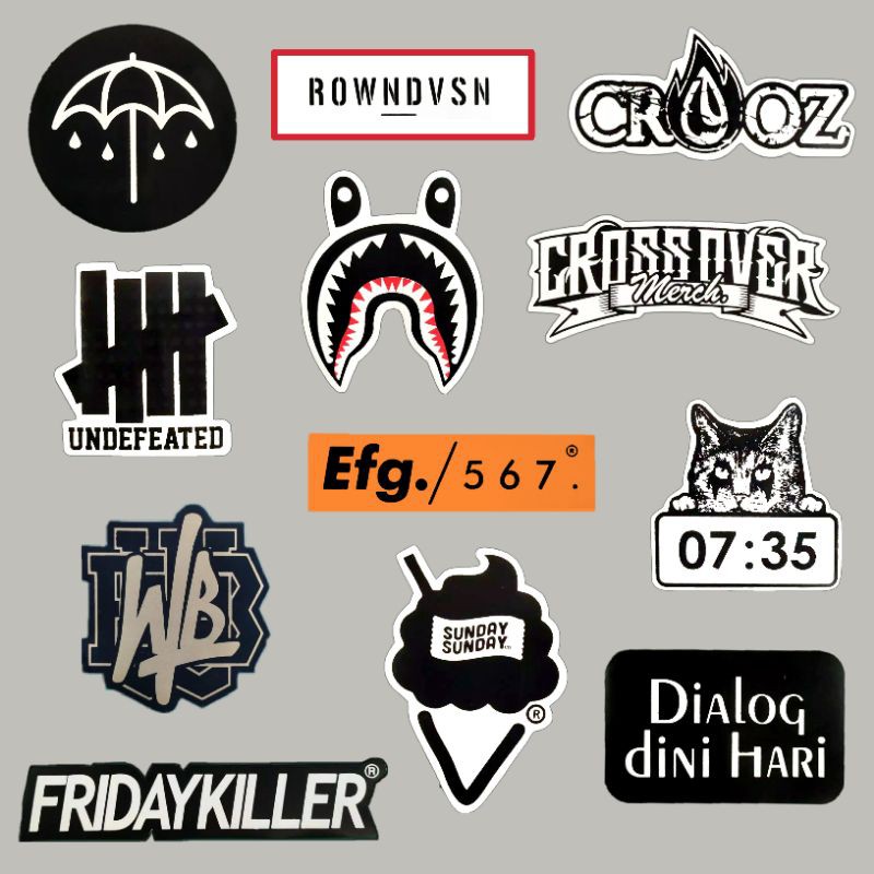 

Sticker brand /sticker distro /sticker graftac satuan anti air