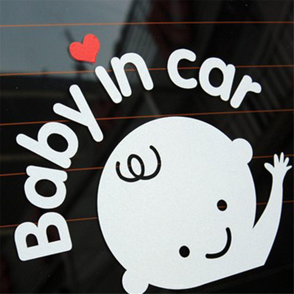 Wonder Baby In Car New 16 * 13cm Jendela Aksesoris Mobil Tahan Air Auto Decal Auto-styling