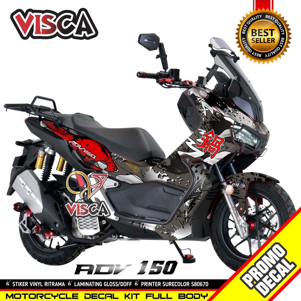 Decal Adv 150 Full Body Stiker Adv 150 Full Body Stiker Motor Honda Adv 150 Full Body Decal Hologram