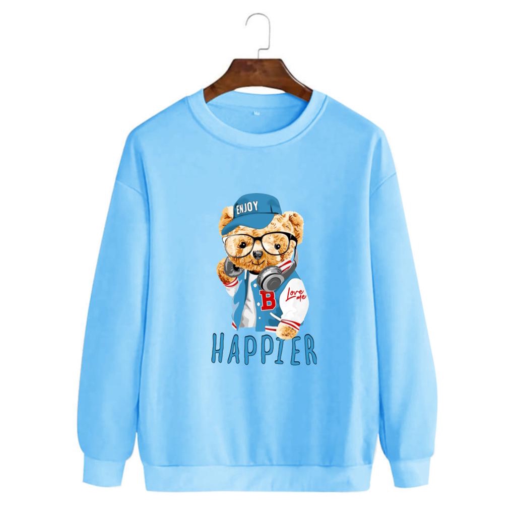 MUKZHOP / BAJU SWEATER ENJOY / fashion terbaru / sweater karakter / terlaris