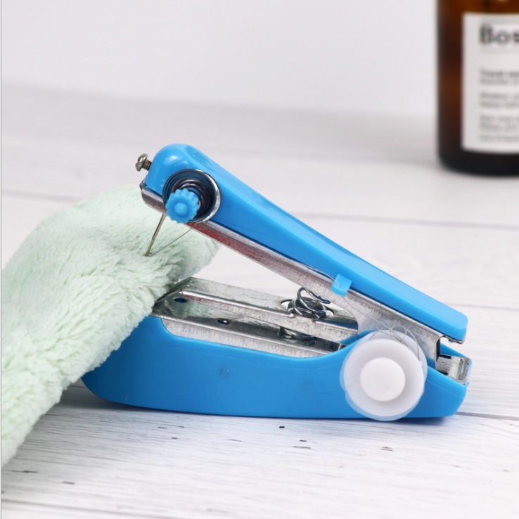 Alat Mesin Jahit Mini Portable Tangan Portabel Murah Baju Celana Sewin-5