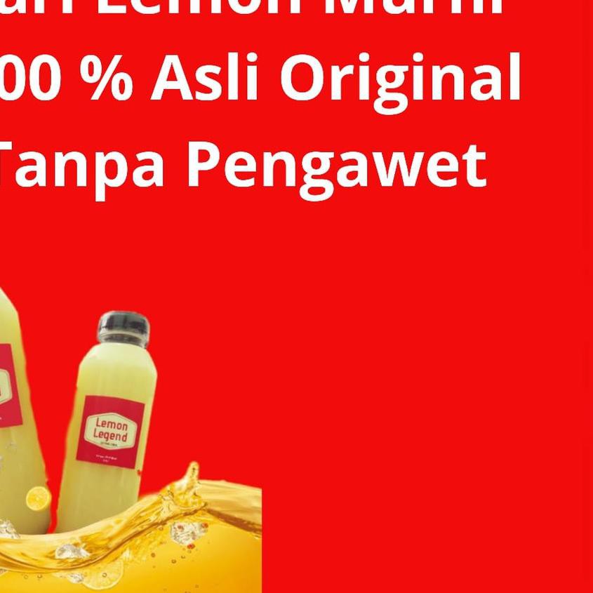 

✾ 500 ML JUS DIET MINUMAN LEMON MURNI PREMIUM ➾