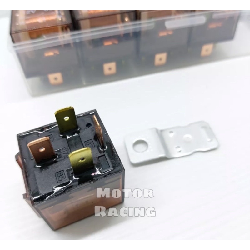 Relay Klakson 4 Pin 12V 80A Horn Relay Booster Untuk Mobil Motor