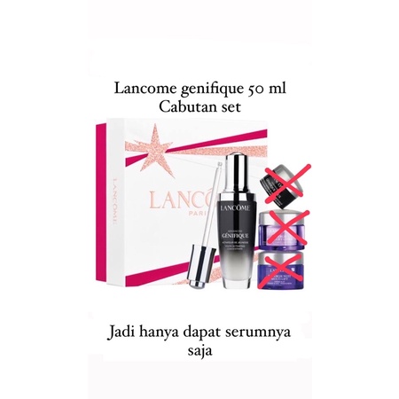 LANCOME ADVANCED GENIFIQUE YOUTH ACTIVATING CONCENTRATE 50ML NEW FORMULA with MICROBIOME Science/ LANCOME ADVANCED GENIFIQUE 50ML SET