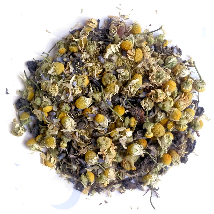 

teh-daun- chamomile | mini tin | cocodeli by haveltea organic | floral green tea - loose leaf 15g