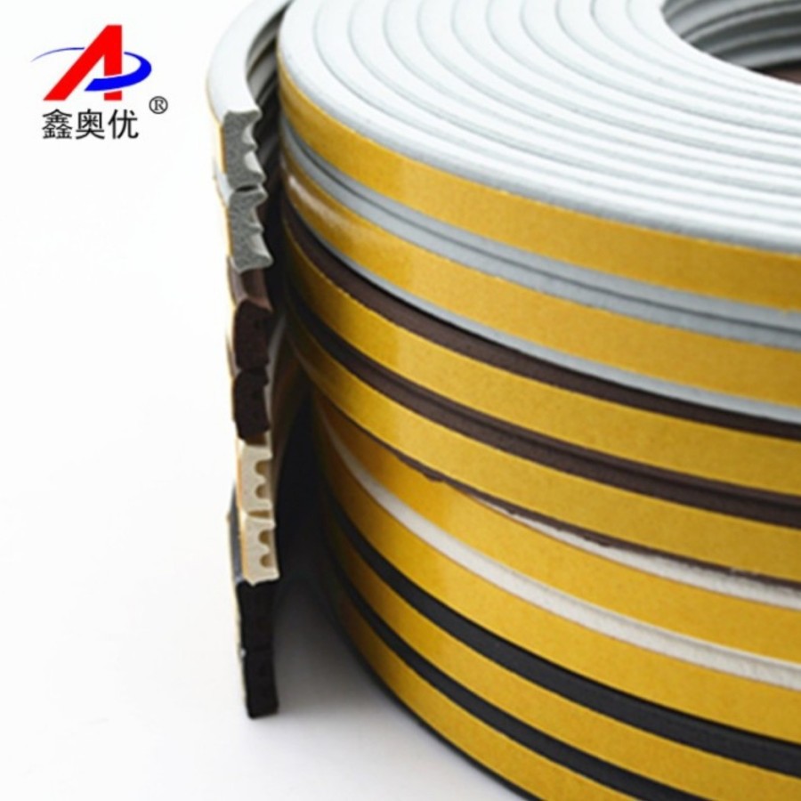 PENUTUP CELAH PINTU dan JENDELA KARET BUSA model E MOHAIR MOHER DOOR S