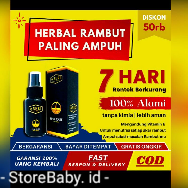 COD - Obat penghilang uban/minyak kemiri 100% asli/penumbuh rambut