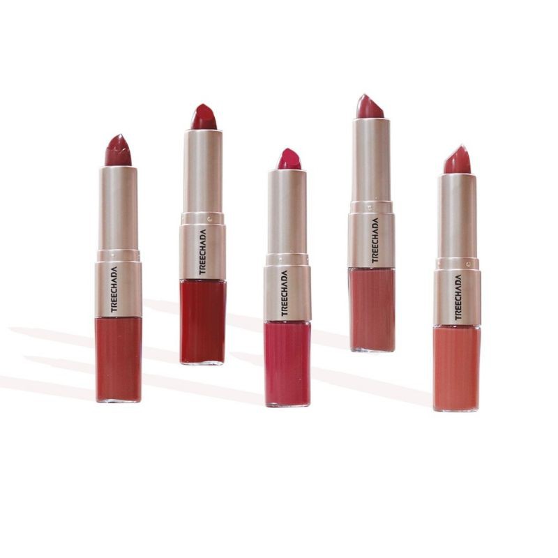 TREECHADA LIPSTICK & LIQUID LIPSTICK 2 IN 1/ Lipstik Tree Chada Thailand