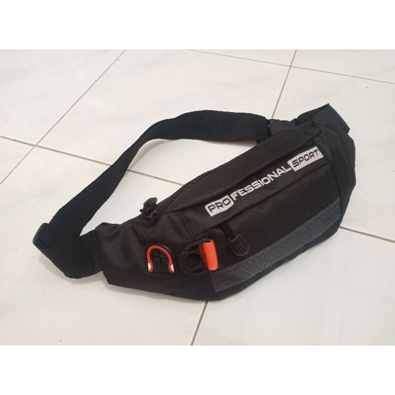 TAS WAISTBAG PROFFESIONAL OVAL SLEMPANG TAS BAHU PRIA WANITA SLINGBAG TAS PINGGANG PROFESIONAL