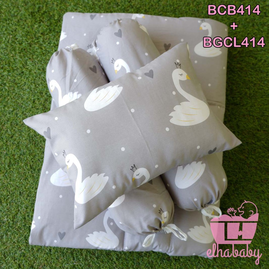 Elhababy set bed cover bayi anak motif murah premium bedcover selimut matras kasur bayi kado
