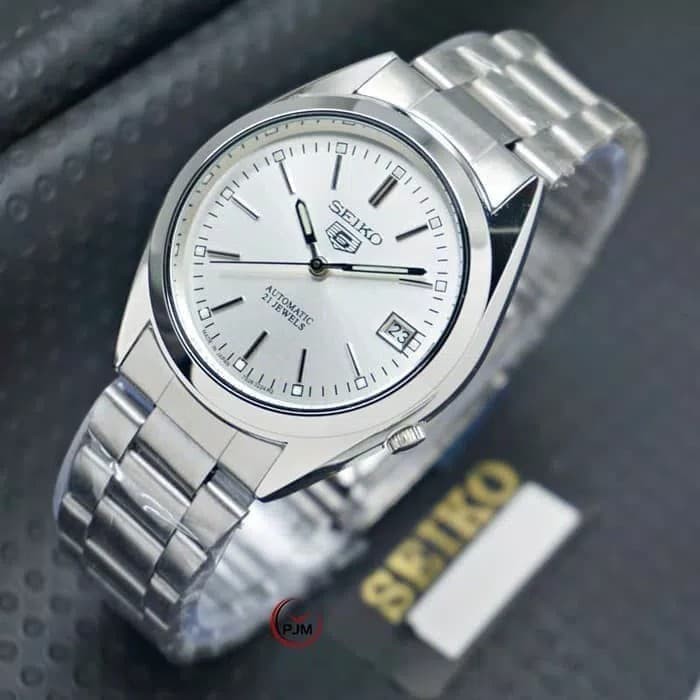 Diskon Jam Tangan Pria Wanita Seiko Automatic Matic Rantai Silver White Termurah