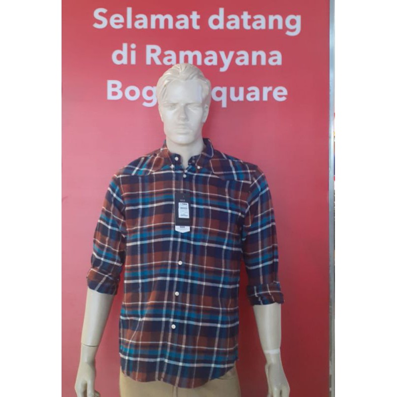 s135 / kemeja flanel / kemeja pria