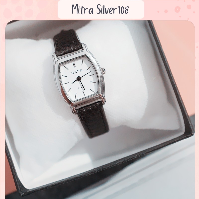 [MS108] JT 06 - Jam Tangan Quartz Dial Kotak Kecil Casual Wanita Fashion Wanita