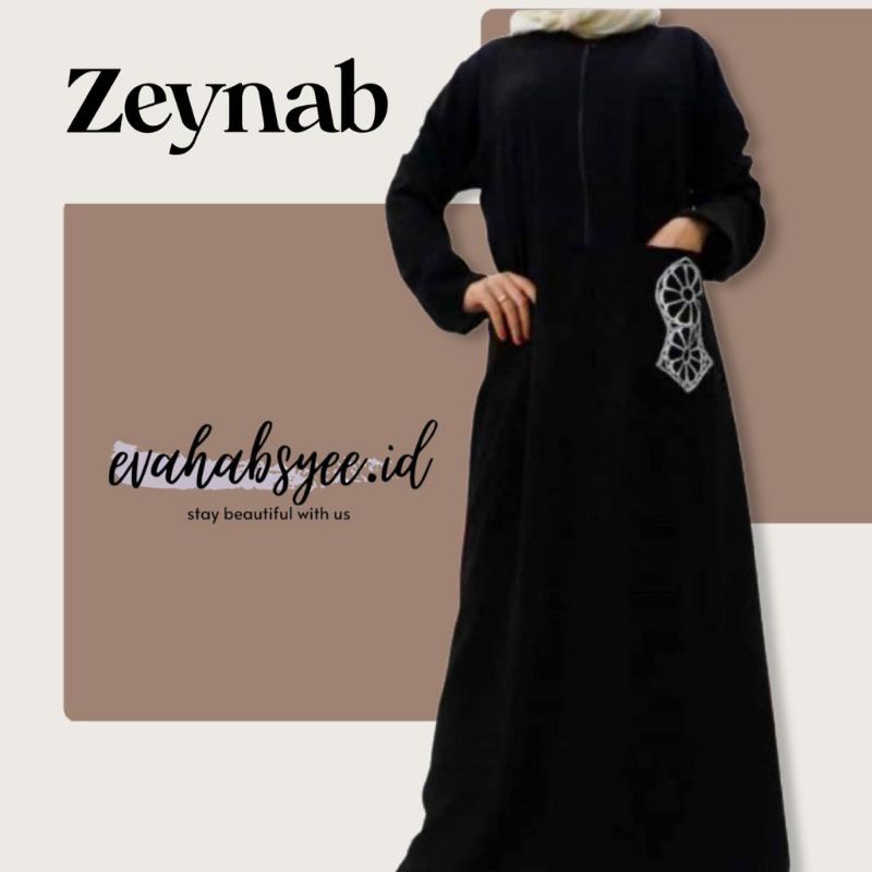 Gamis Terompah | abaya hitam terompah