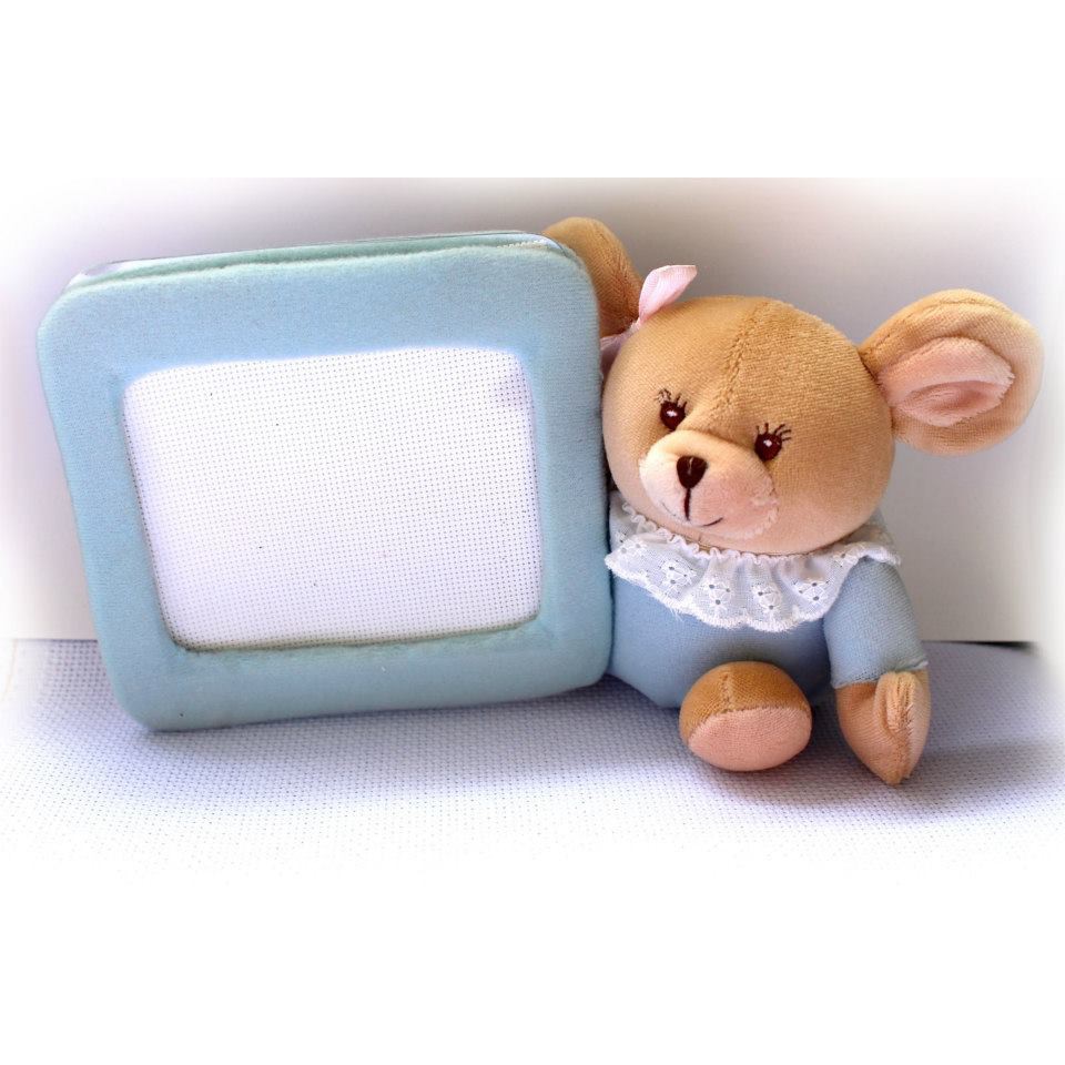 Frame Foto Sulam Kristik Boneka Teddy Bear Pigura FR-01