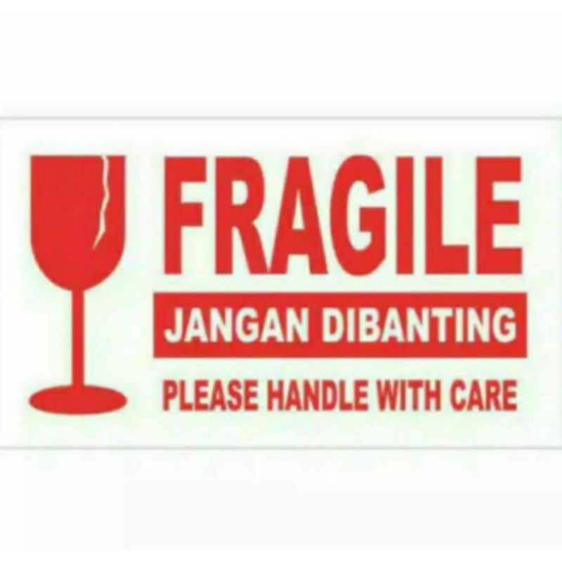 Stiker Label Fragile