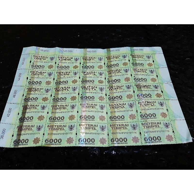

meterai asli 6000