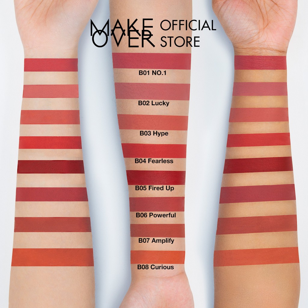 (BISA COD) Make Over Powerstay Transferproof Matte Lip Cream