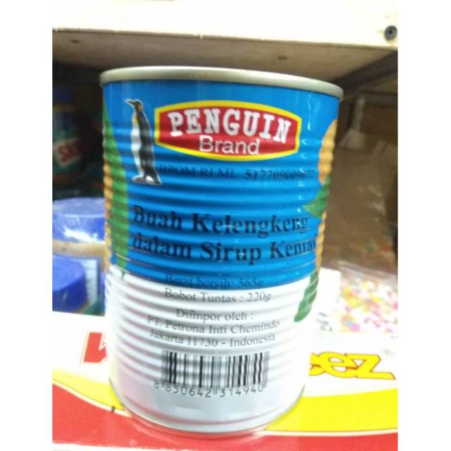 

Buah kelengkeng dalam sirup kental Penguin Brand @565 gram