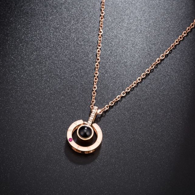 [New] Kalung stainless steel titanium import korea hadiah wanita cewek KK105