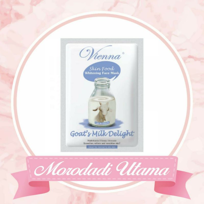 VIENNA Brightening Face Mask Goats Milk Delight