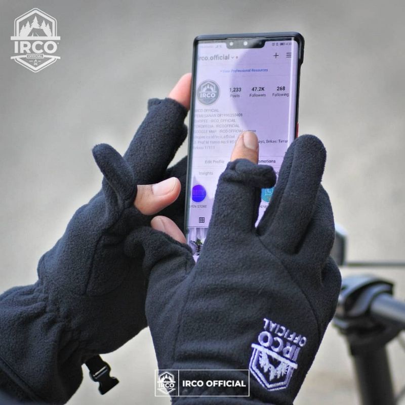 NEW SARUNG TANGAN POLAR IRCO OFFICIAL ORIGINAL