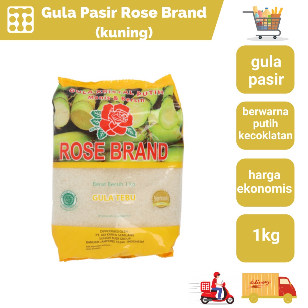 

Gula Pasir Rose Brand 1 Kg (Kuning)