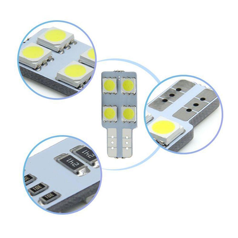 Preva 2Pcs Lampu Plat Lampu Bohlam Cahaya Putih 50504smd COB LED Dome Map