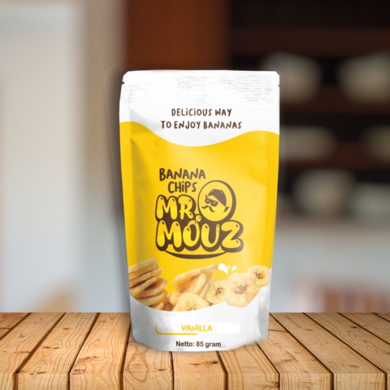 

Keripik Pisang Vanilla dari Mr. Mouz, Rasanya Mantul