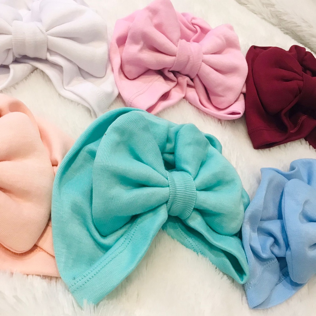 TINGTONG - Turban Pita Bando Anak Bayi Perempuan Polos