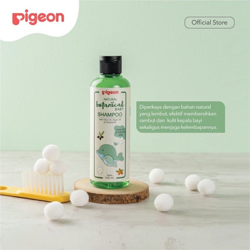 Pigeon botanical baby shampoo 240ml - shampoo baby | sampo bayi