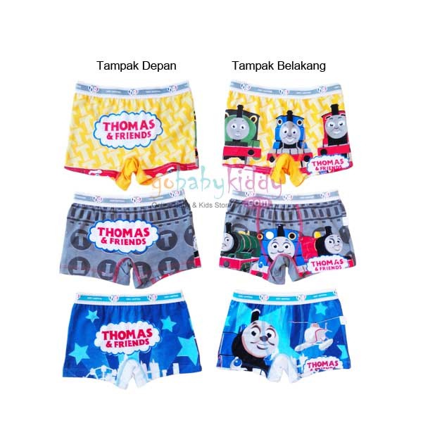 Celana Dalam Boxer 3 Pcs Thomas Boy - BAD9