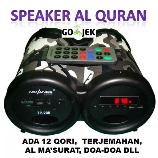 Speaker Al quran terjemahan lengkap remote Murah