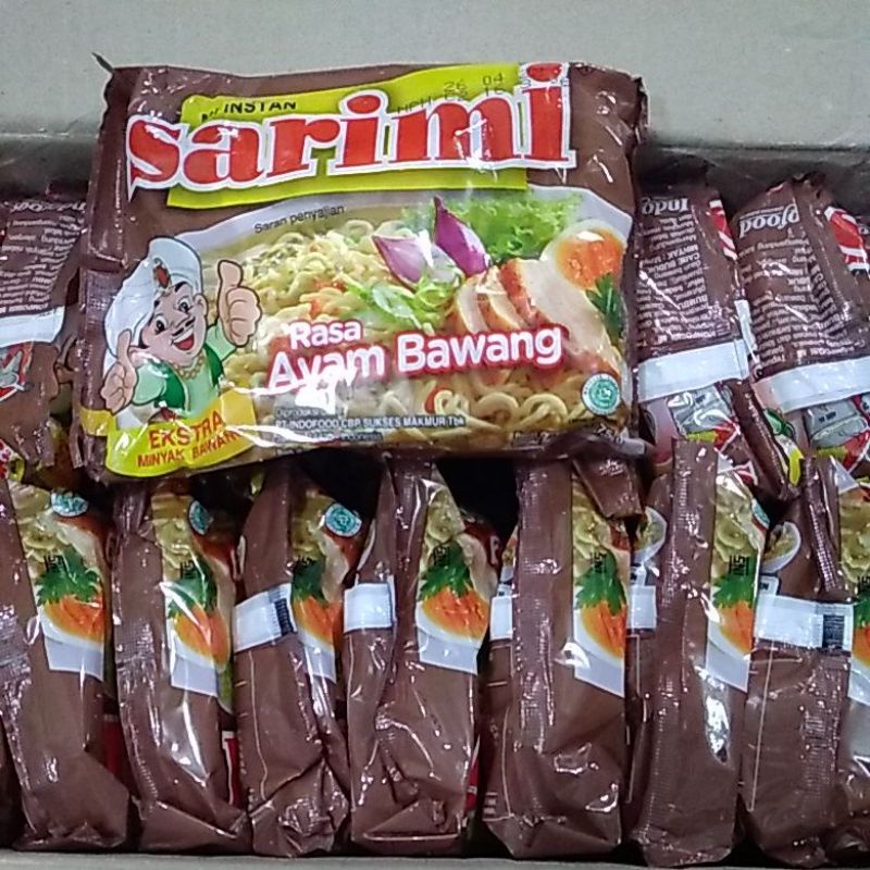 Sarimi Ayam Bawang 1 dus isi 40 bks x 75gr