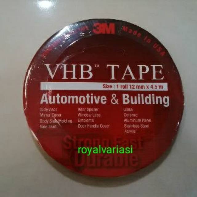 

Double Tape 3M VHB 12mm x 4,5m original