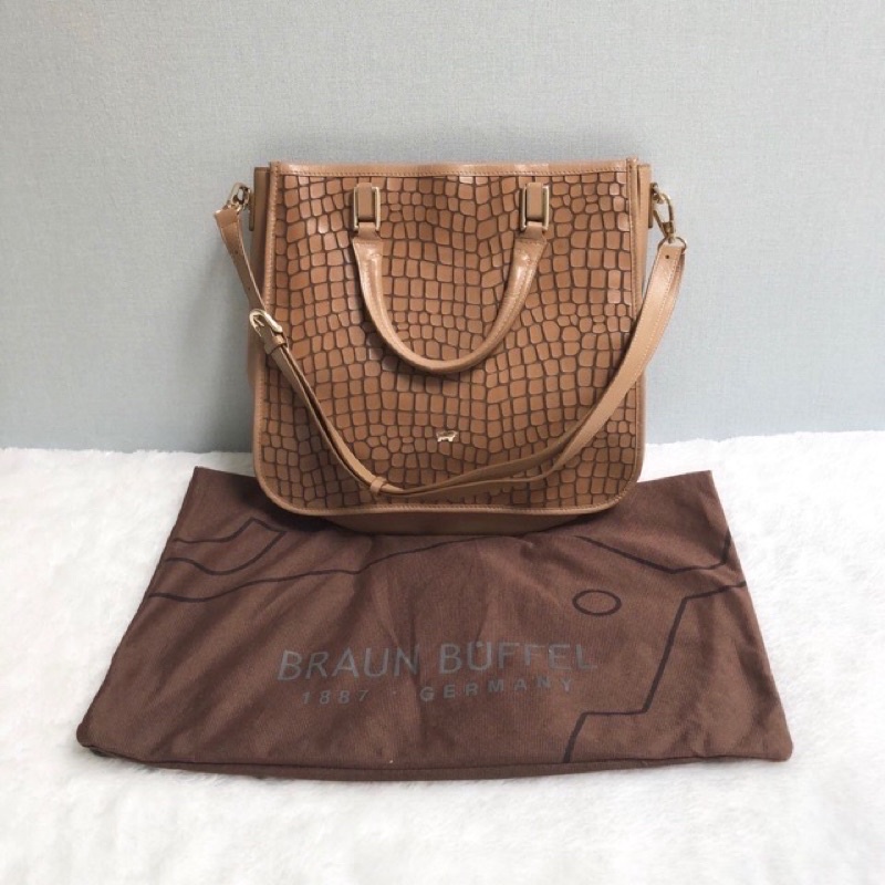 tas braun buffel ori