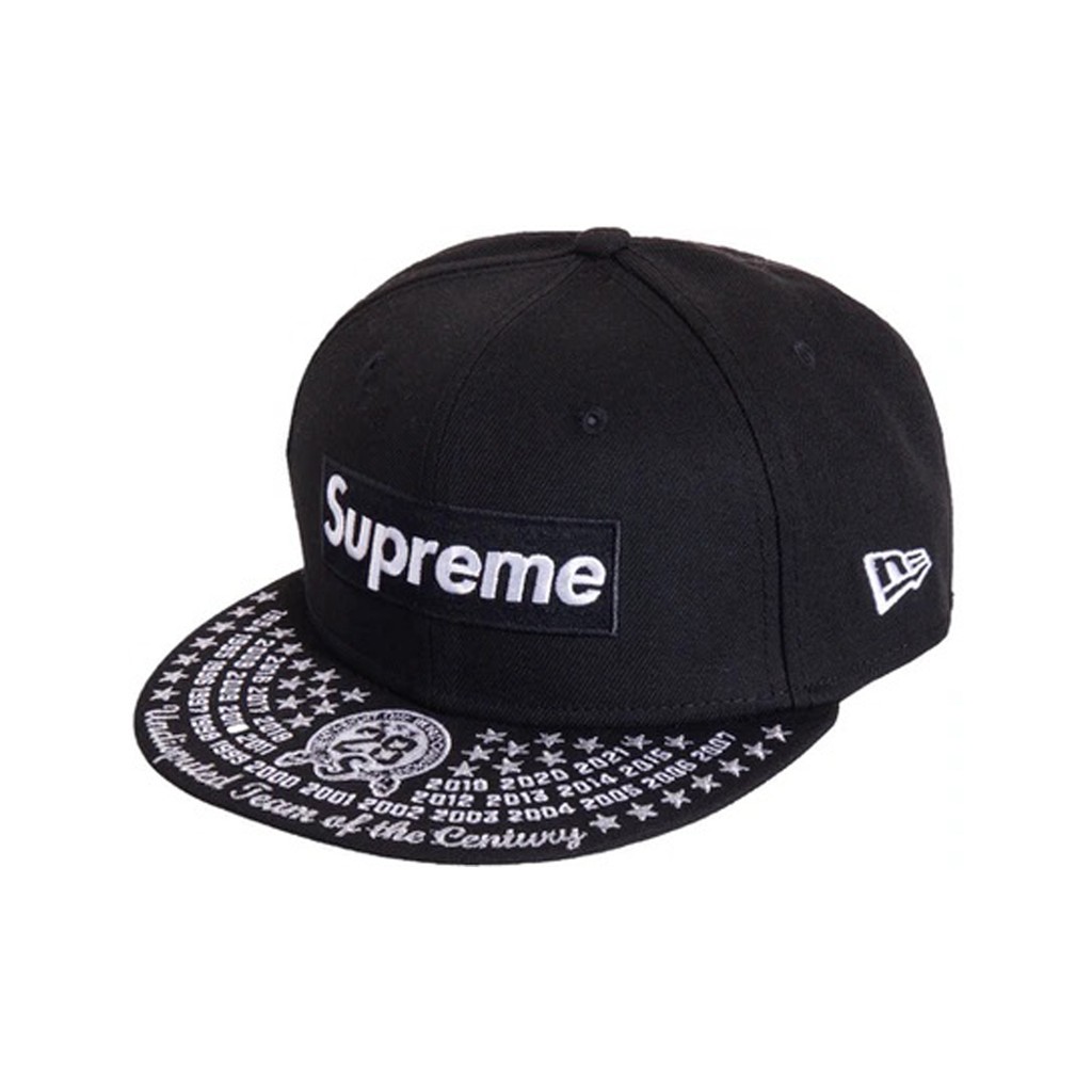 Spreme Undisputed Box Logo New Era Cap Black 100% Authentic